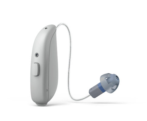 Hearing aid RIE312 in grey colour