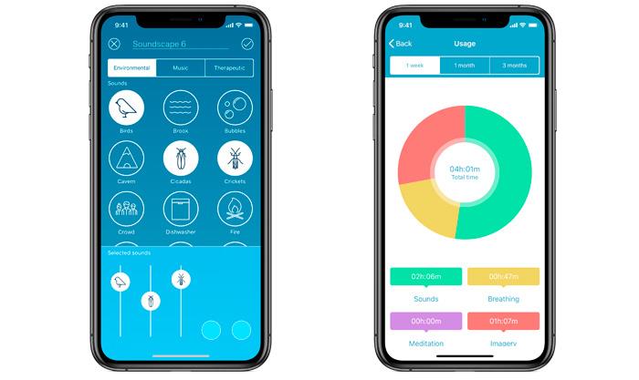 Combinación de colores y paisajes sonoros en nueva versión de la aplicación Relief con iPhone