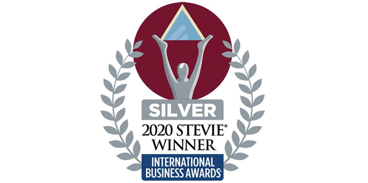 Silver award - 2020 Stevie winner