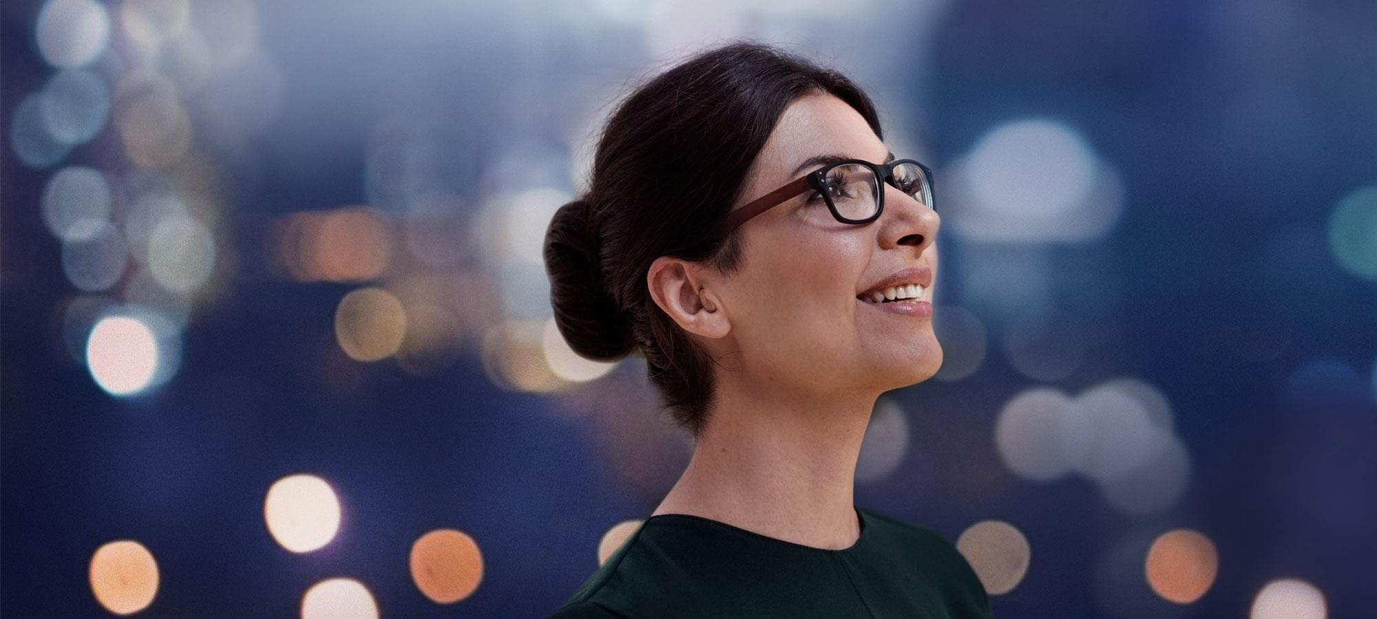 Mujer con solución personalizada