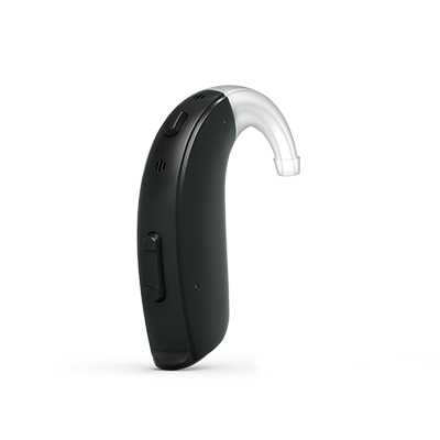 ReSound Key HdO 77 mit Kunststoffhaken, Schwarz