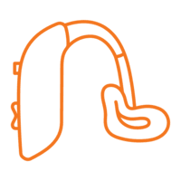 BTE super power hearing aid